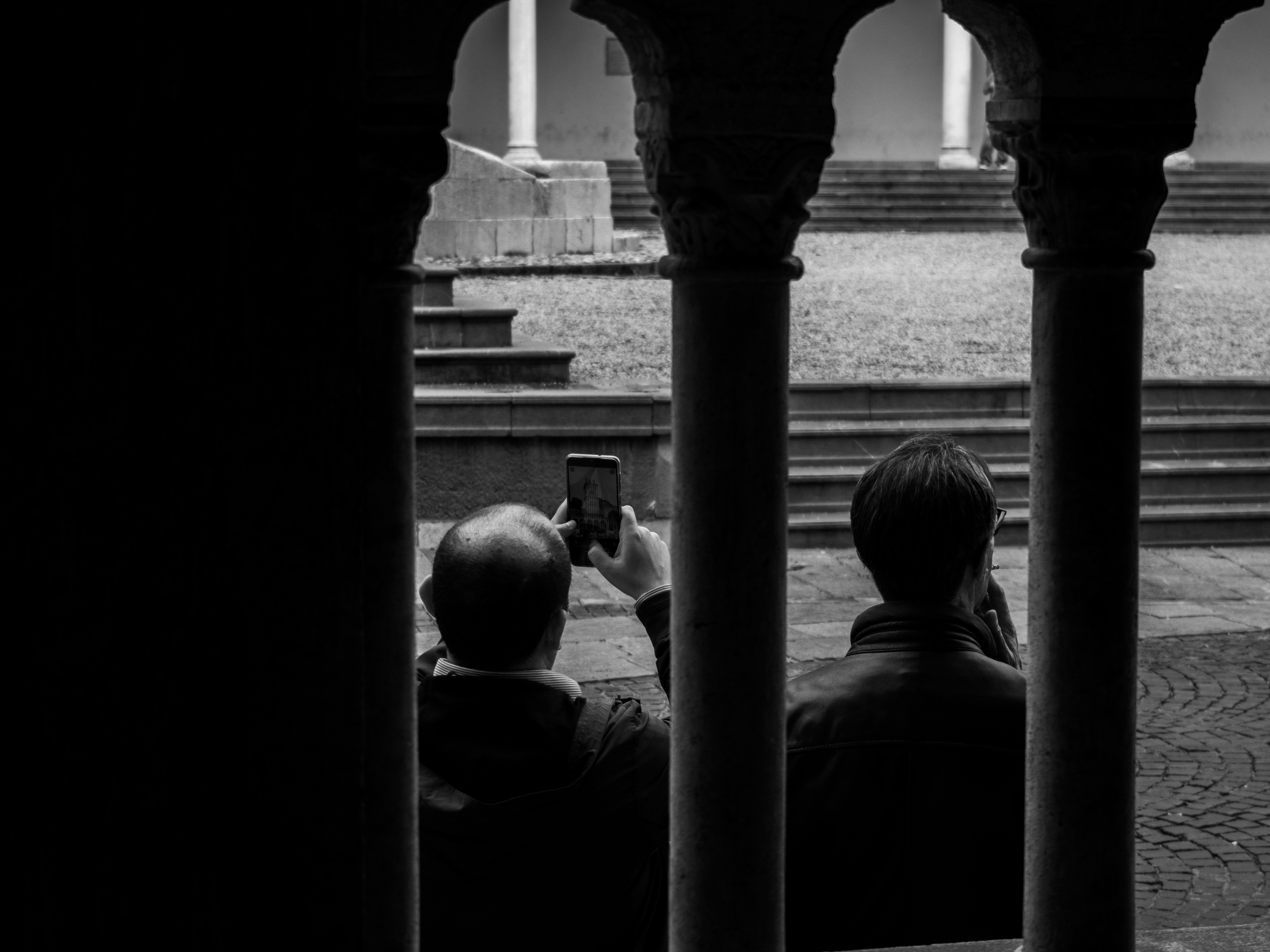 Marco Gussetti Fotografo al lavoro